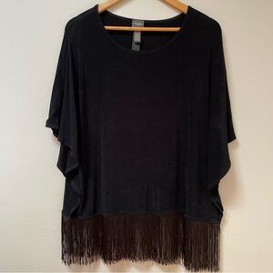 Travelers by Chicos fringe bottom top size L/XL